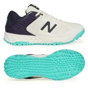 New Balance CK4020 J4 Wide Fit Rubber Sole White Jade Cricket Shoes