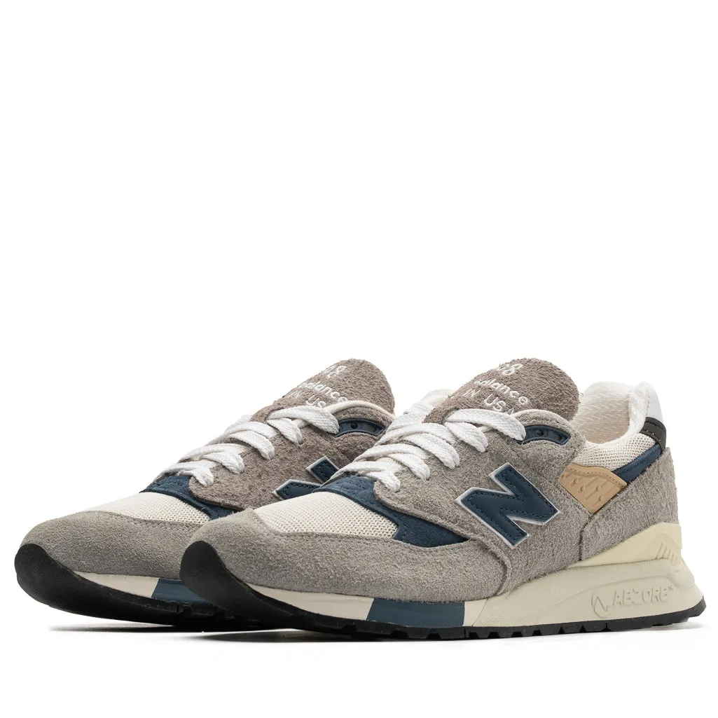 New Balance Made in USA 998 - Grey/Navy