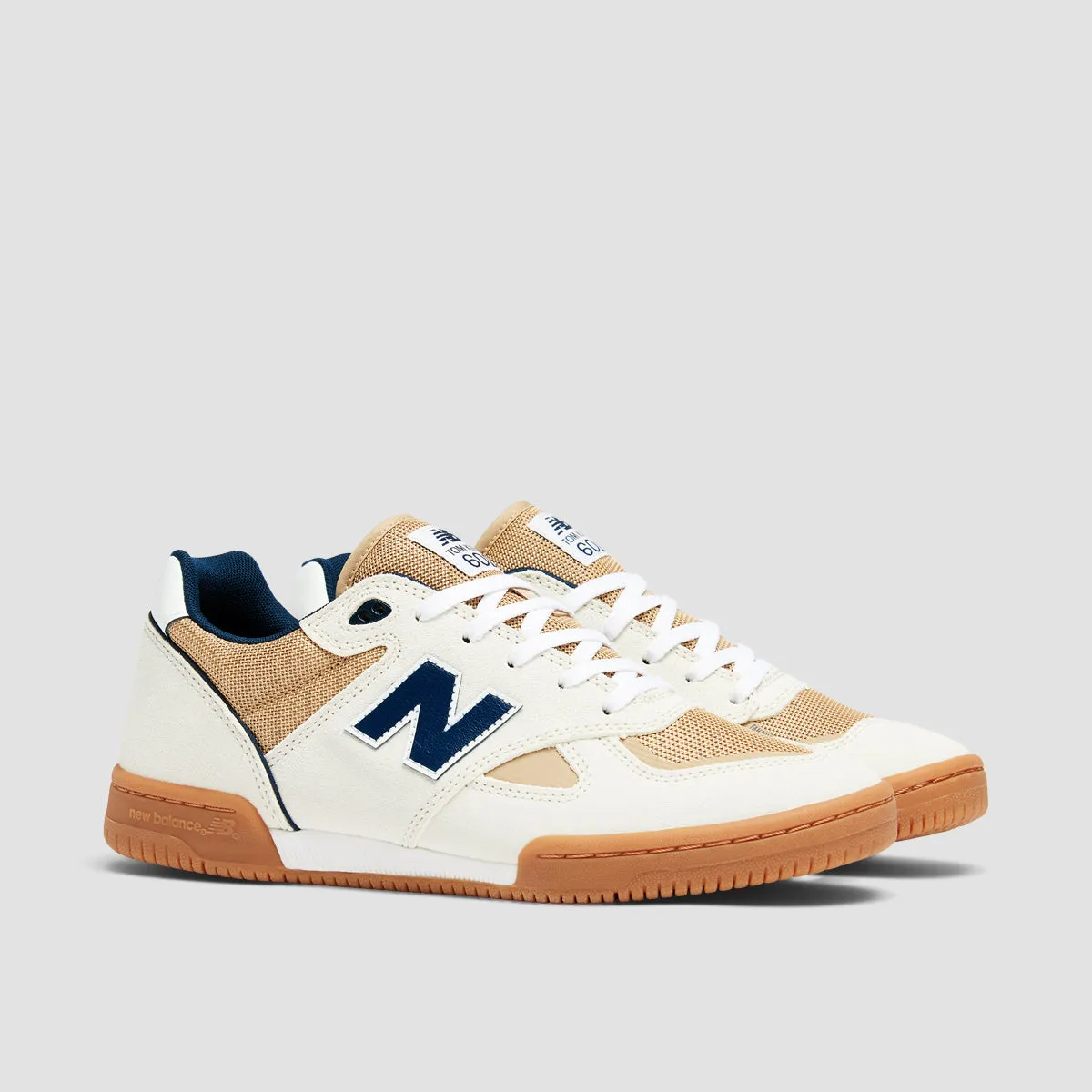 New Balance Numeric 600 Tom Knox Shoes - Sea Salt/NB Navy