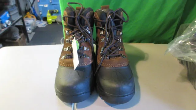 New WFS Men's Icelander Boots Brown Size 8