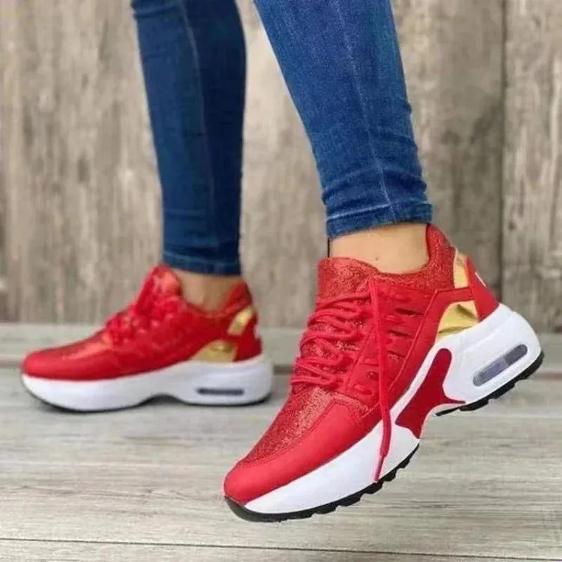 New Women's Sneakers  Comfortable Platform Casual Shoes