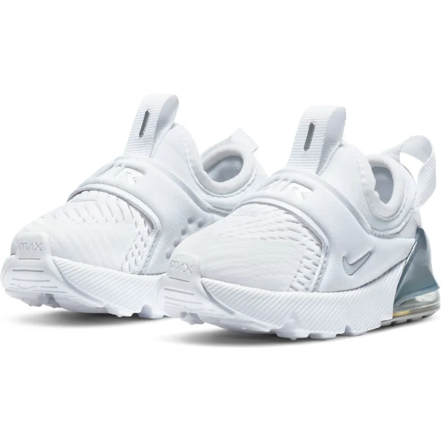 Nike Air Max 270 Extreme (Toddler) - WHITE/WHITE-METALLIC SILVER-WHITE