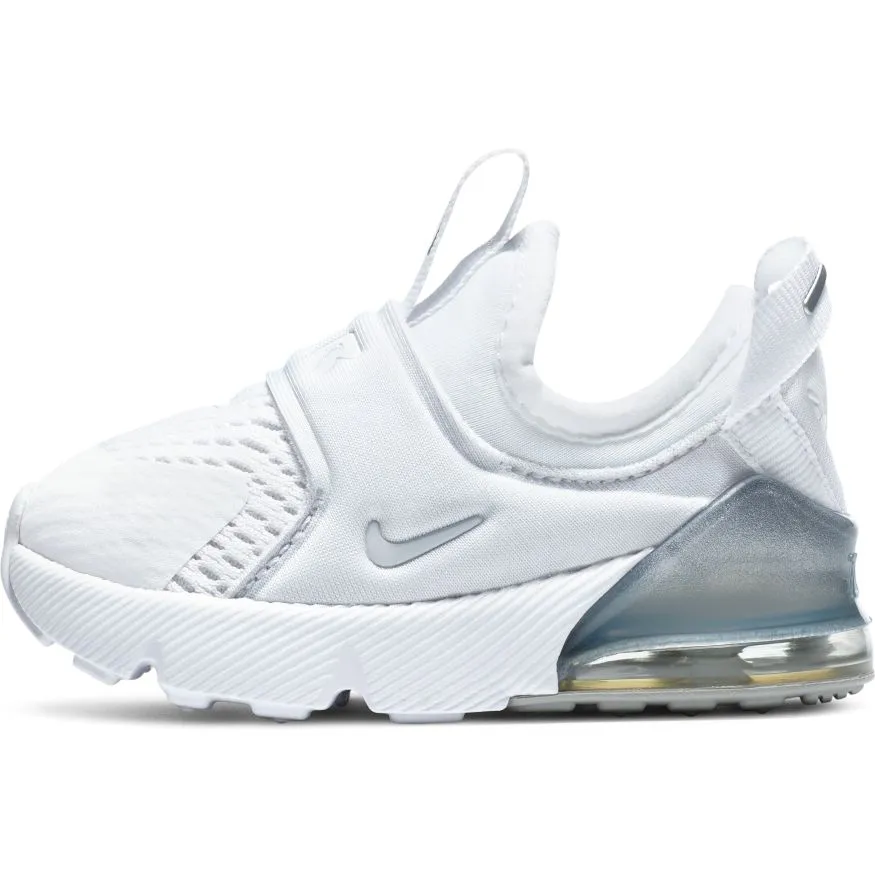 Nike Air Max 270 Extreme (Toddler) - WHITE/WHITE-METALLIC SILVER-WHITE