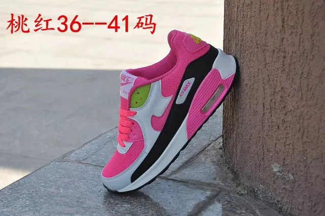 NIKE-Men Women Camouflage Sports Shoes Cushioned Chunky Sole Lace Up Sports Shoes Outdoor AIR MAX 90