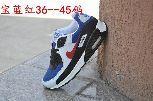 NIKE-Men Women Camouflage Sports Shoes Cushioned Chunky Sole Lace Up Sports Shoes Outdoor AIR MAX 90