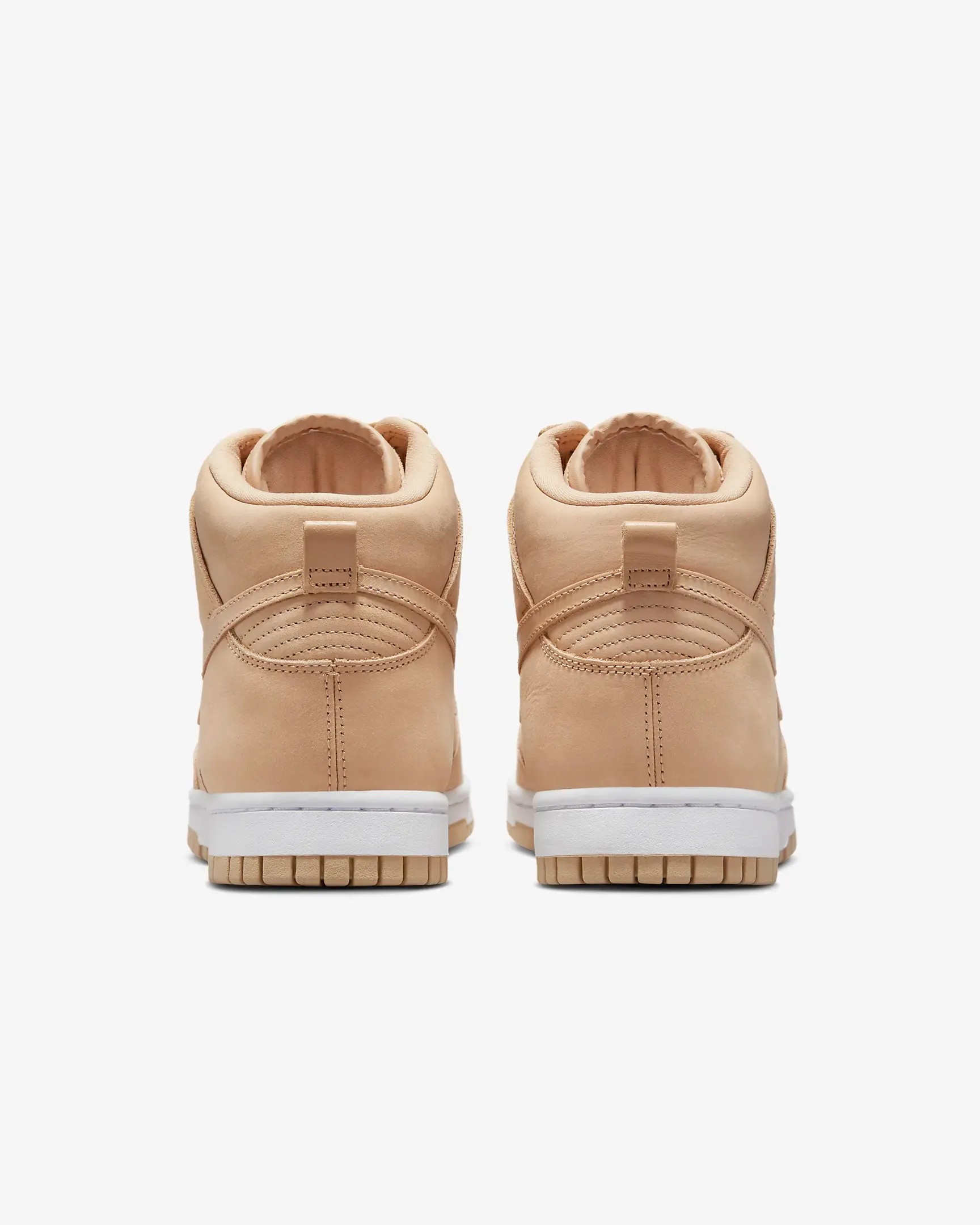 Nike Women's Dunk High Premium Shoes - Vachetta Tan / White