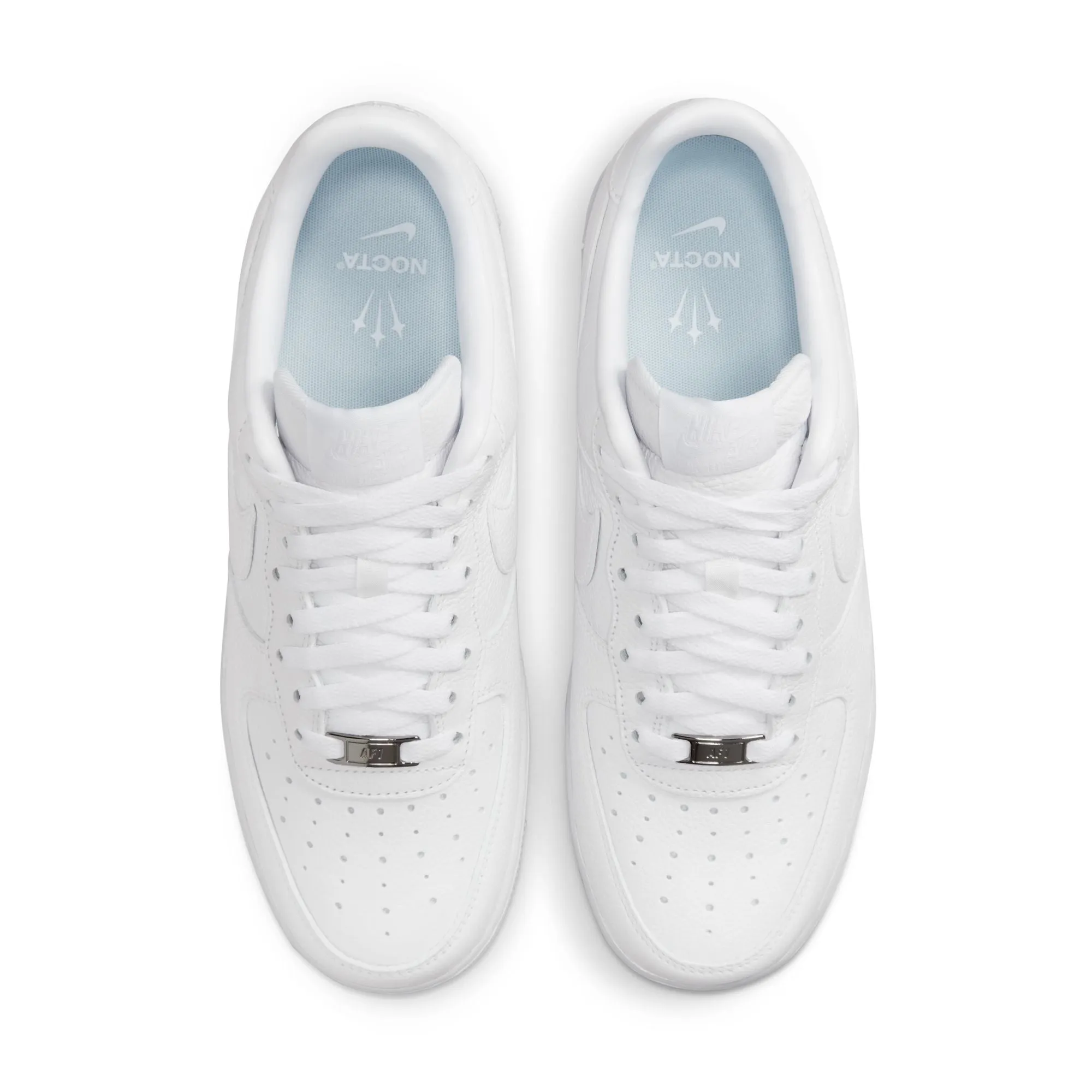 NIKE x NOCTA AIR FORCE 1 LOW - WHITE/WHITE-WHITE-COBALT TINT