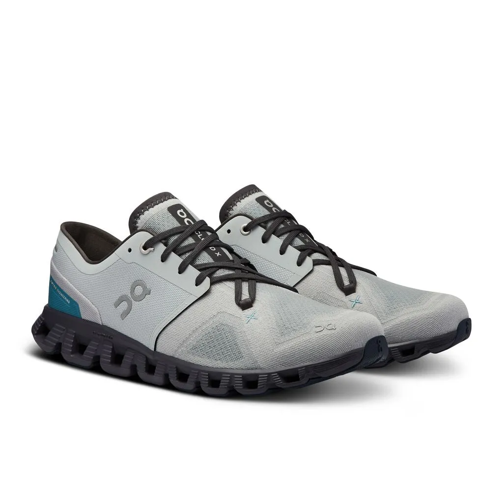 On Running Cloud X 3 (Mens) - Glacier/Iron