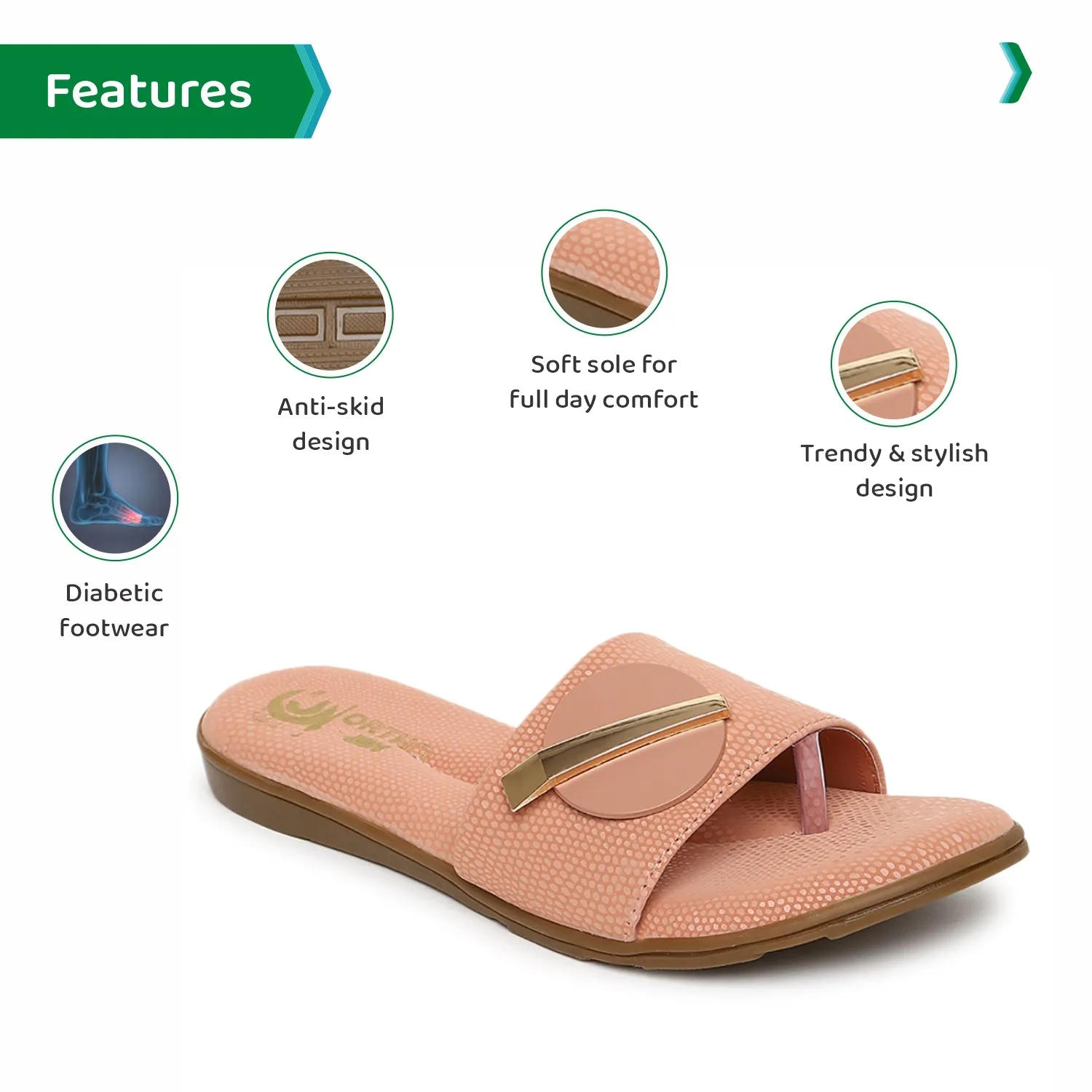 ORTHO JOY doctor Fashionable Footwear for women