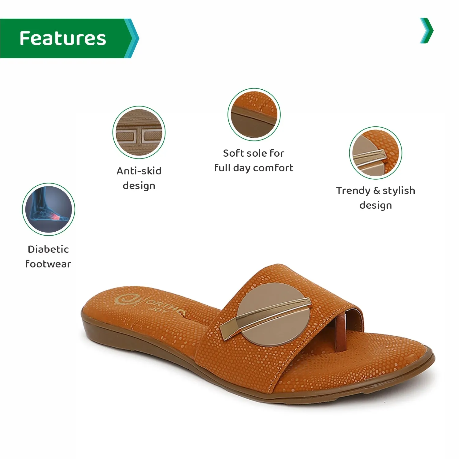 ORTHO JOY doctor Fashionable Footwear for women