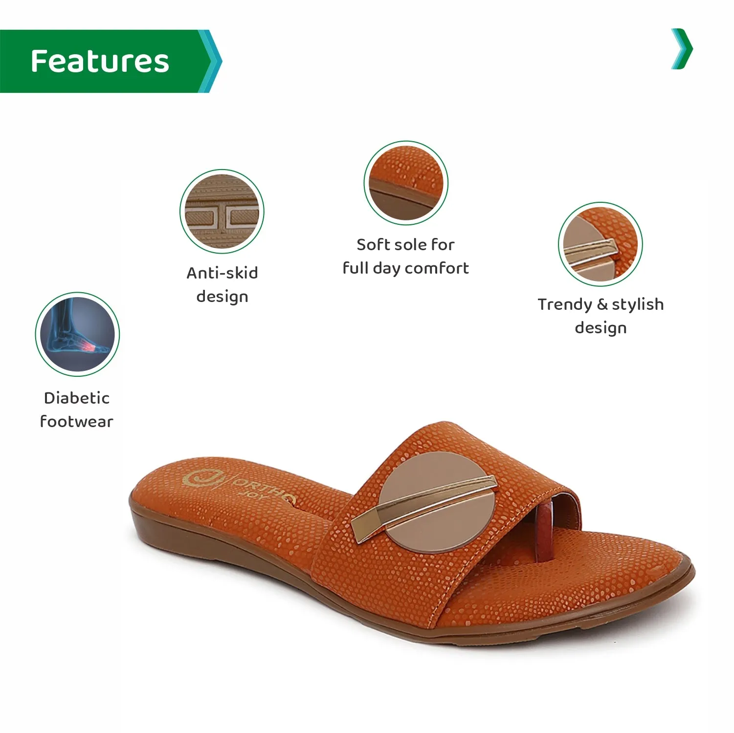 ORTHO JOY doctor Fashionable Footwear for women