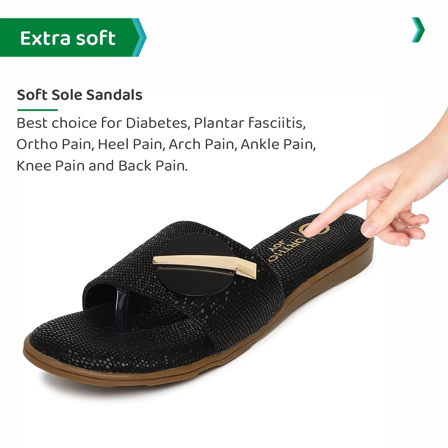 ORTHO JOY doctor Fashionable Footwear for women