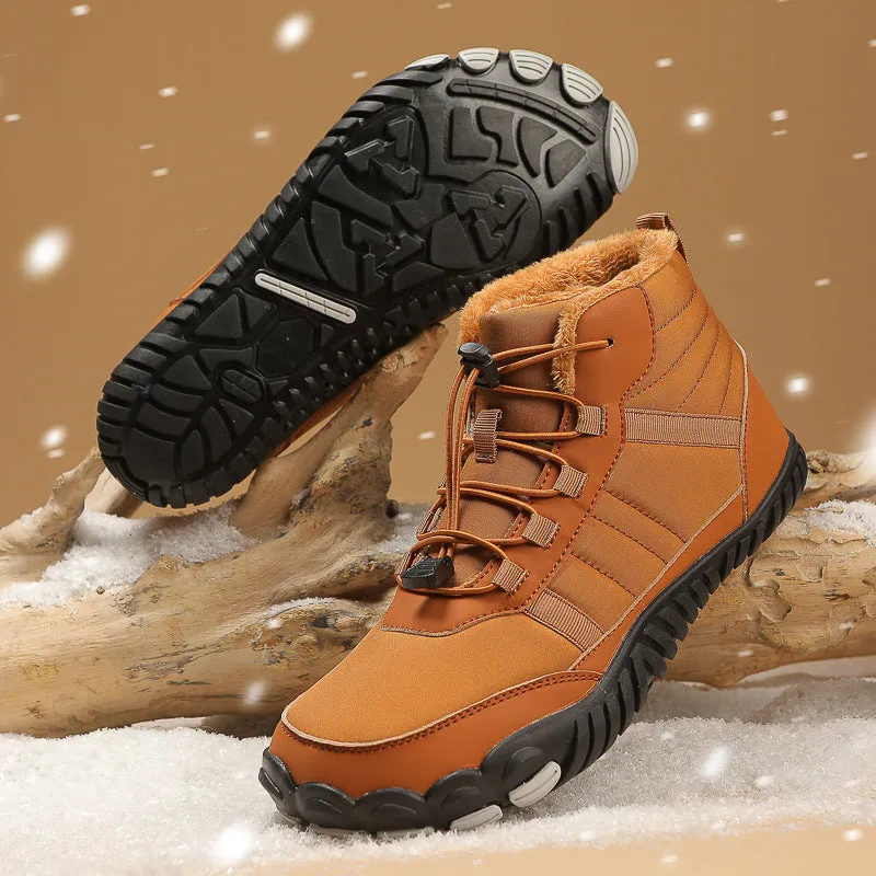 Outdoor Snow Boots High-Top Sports Winter Shoes Non-slip & Waterproof Winter Barefoot Shoe (Unisex)