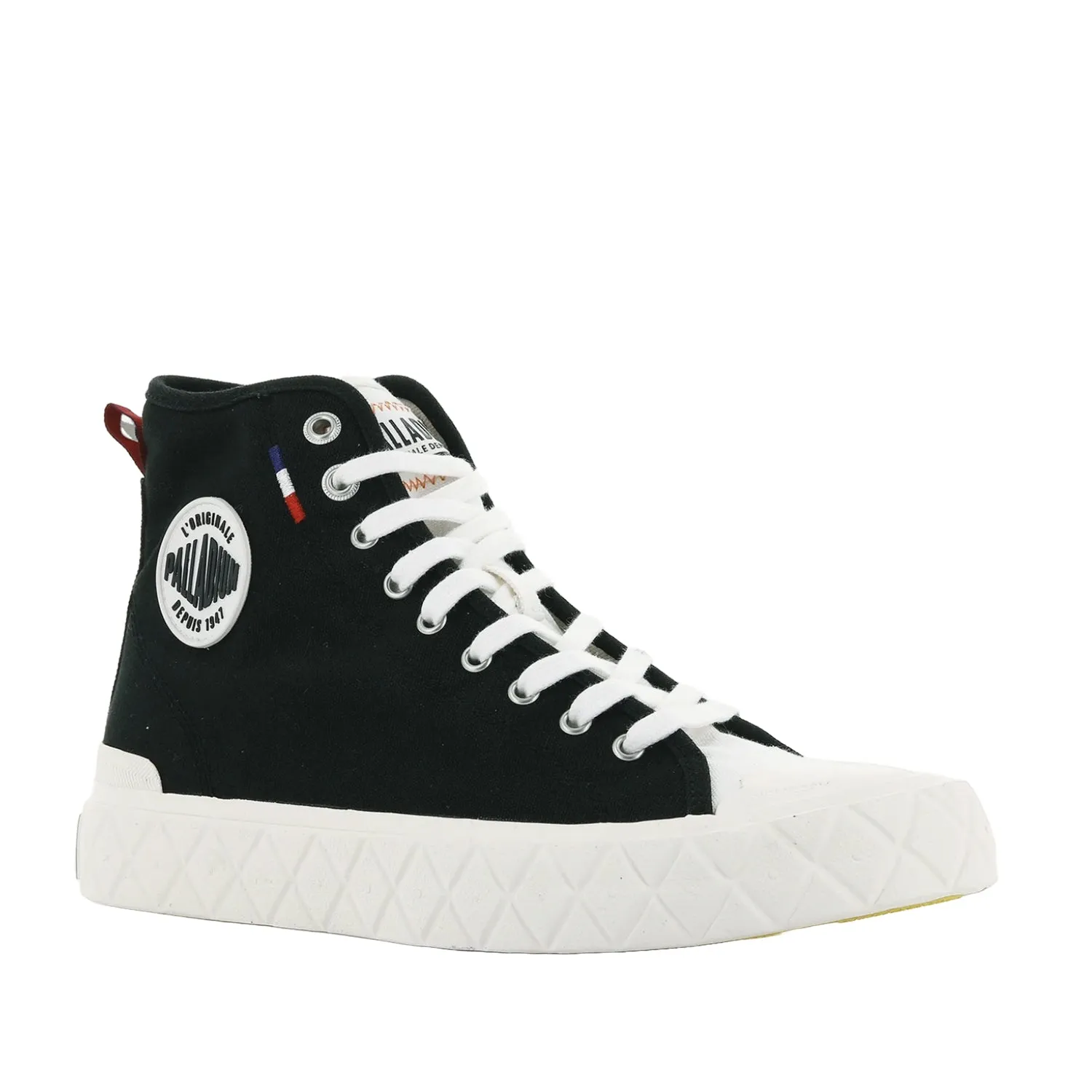 Palladium Unisex Palla Ace CVS Mid in Black/Marshmallow