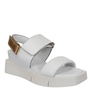 PARADOX in CHAMOIS Wedge Sandals