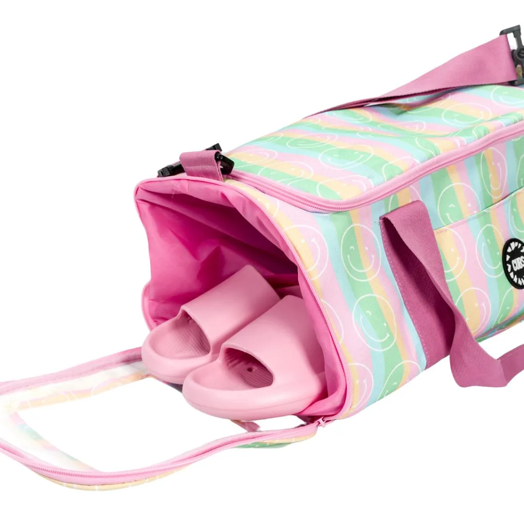 Pastel Smiles Duffle Bag