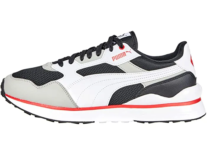 PUMA R78 FUTR MEN - BLACK -PUMA WHITE-LIMESTONE