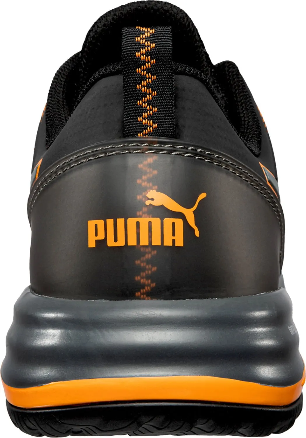 Puma Safety Orange/Black Mens Mesh Charge Low EH CT Work Shoes