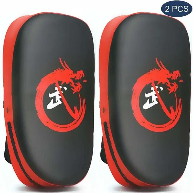 Punching Target Bag Pad Punch Kick Boxing Gloves Kids Men Equipment