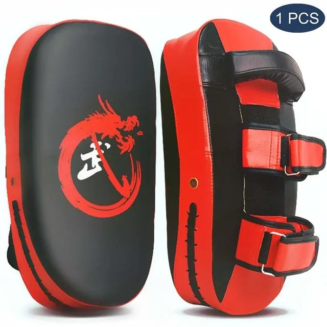 Punching Target Bag Pad Punch Kick Boxing Gloves Kids Men Equipment