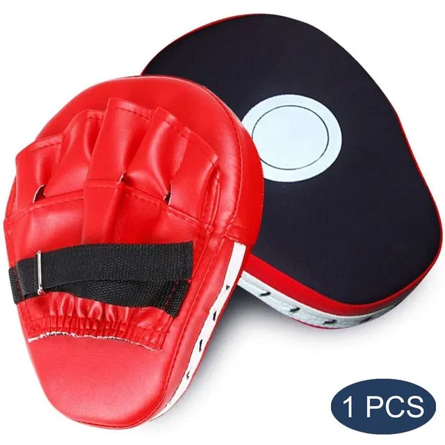 Punching Target Bag Pad Punch Kick Boxing Gloves Kids Men Equipment