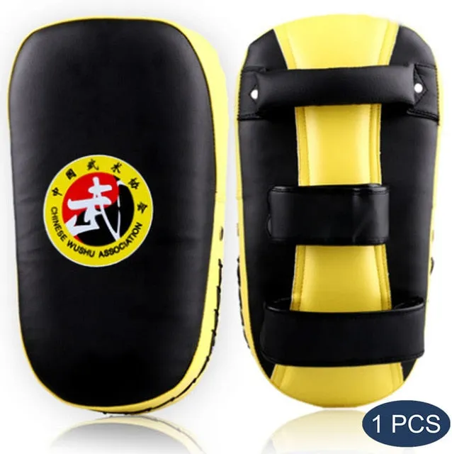 Punching Target Bag Pad Punch Kick Boxing Gloves Kids Men Equipment