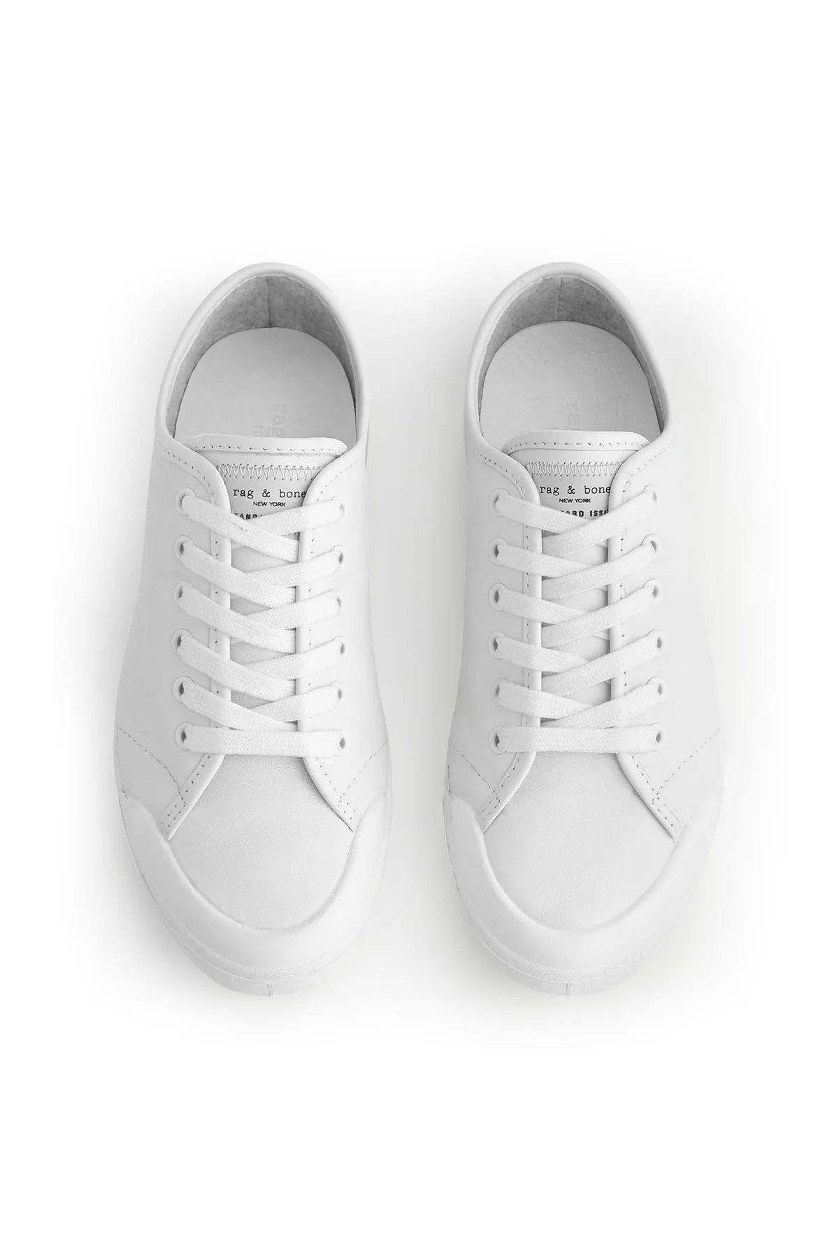 Rag & Bone- Standard Issue Lace Up  White Leather