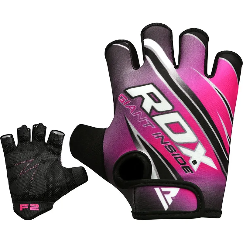 RDX F2 Pink Gym Workout Gloves