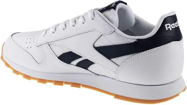 Reebok Junior Classic Leather White Collegiate Navy