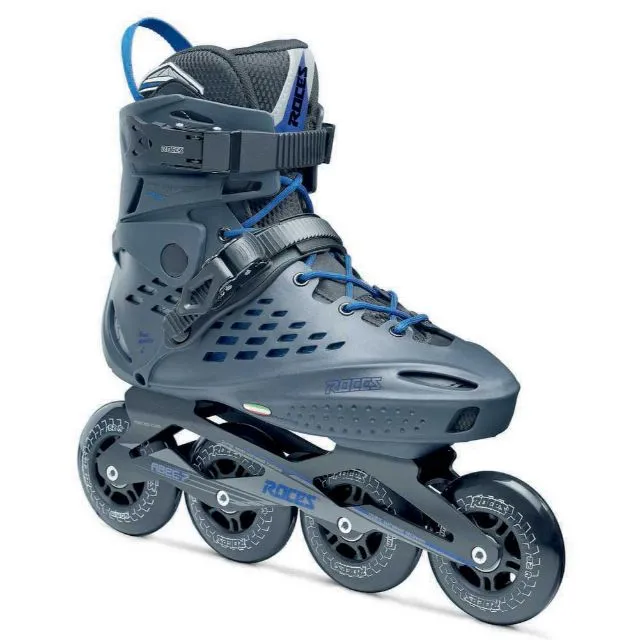 Roces Vidi Men Skating  Roller Skates Charcoal Strong Blue