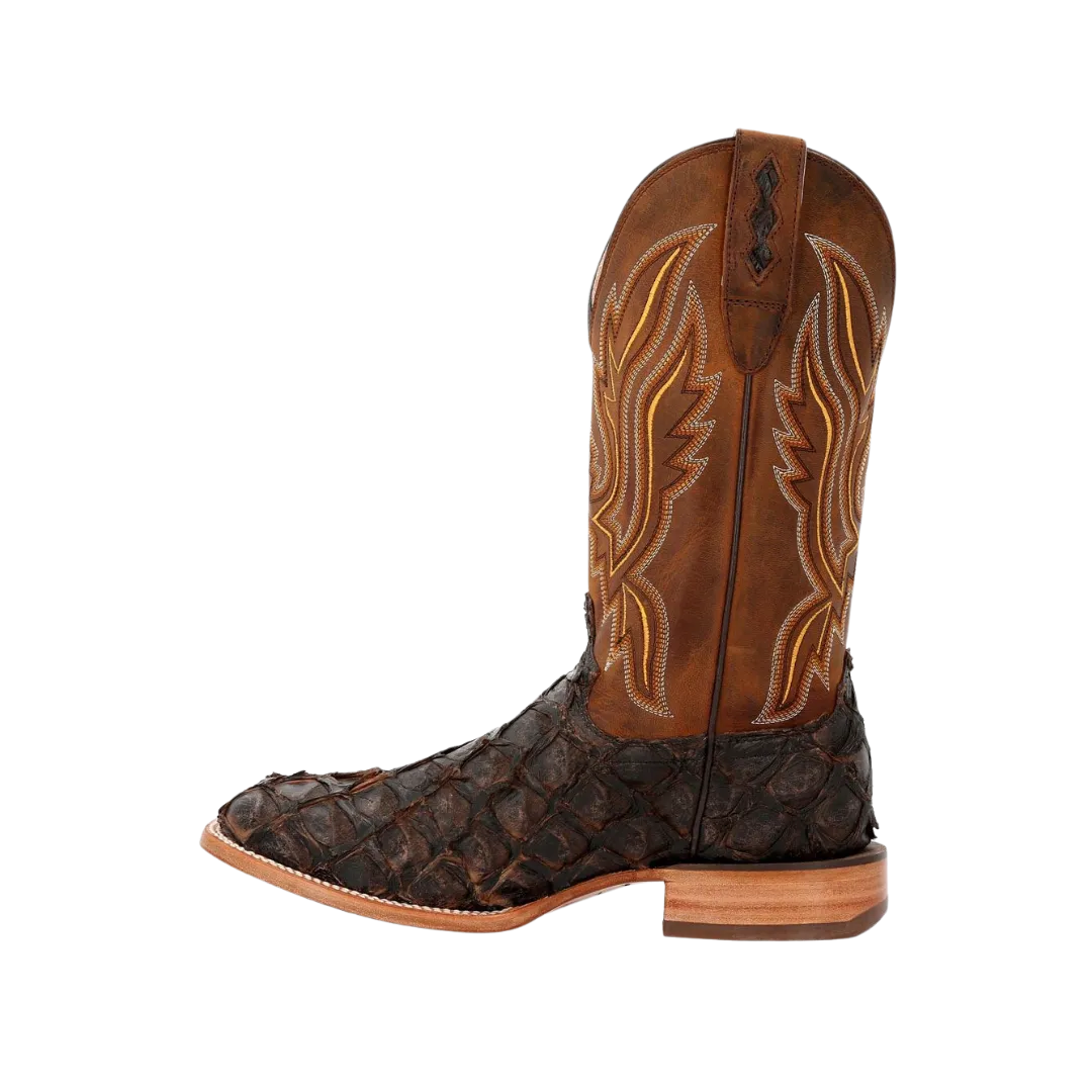 Rocky Boot Durango Premium Exotics Men's Dark Brown Pirarucu Boot