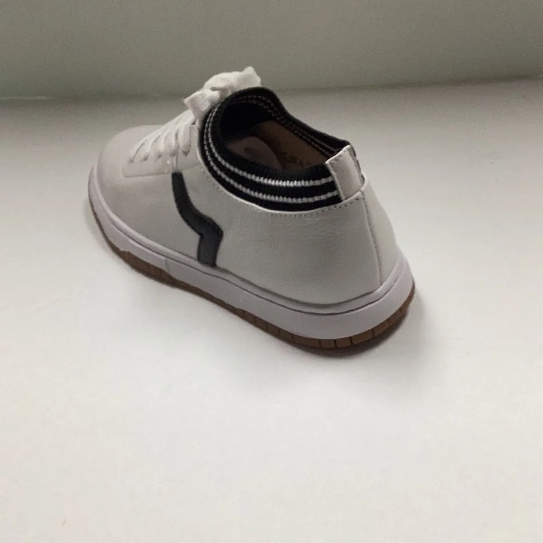 SALE SP24 Boutaccelli Blanca Stripe Leather/Sock Sneaker