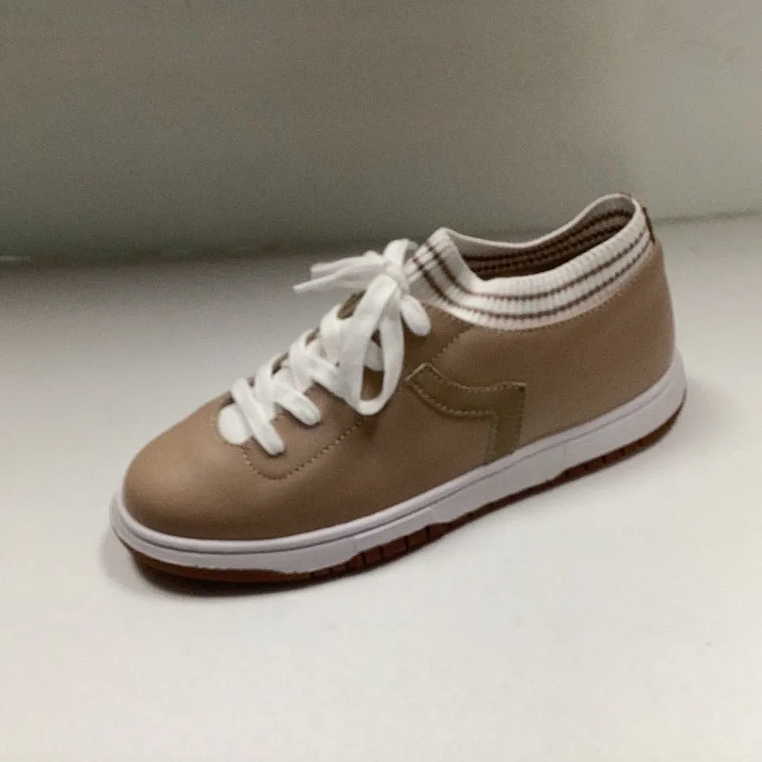 SALE SP24 Boutaccelli Blanca Stripe Leather/Sock Sneaker