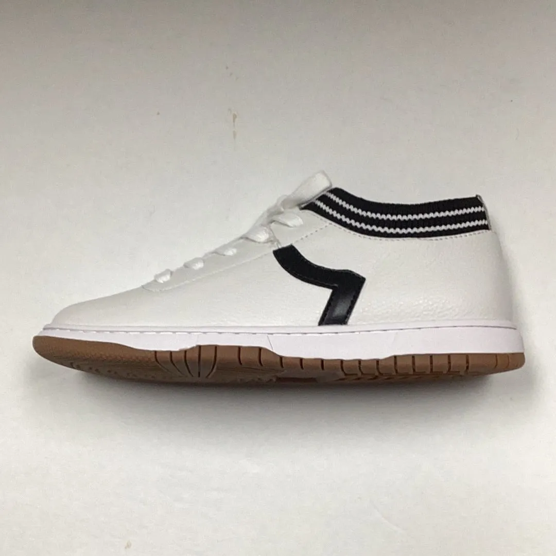 SALE SP24 Boutaccelli Blanca Stripe Leather/Sock Sneaker