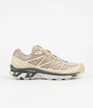 Salomon XT-6 Clear Shoes - Safari / Magnet / Vanilla Ice