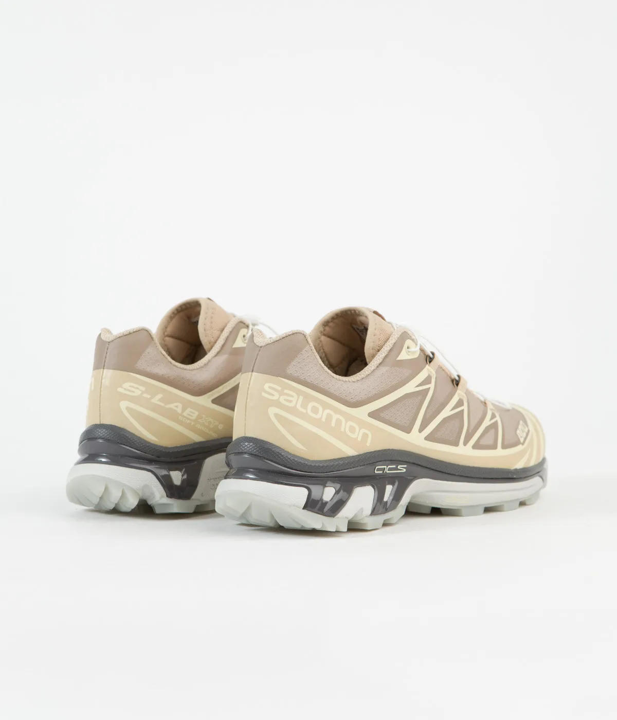 Salomon XT-6 Clear Shoes - Safari / Magnet / Vanilla Ice