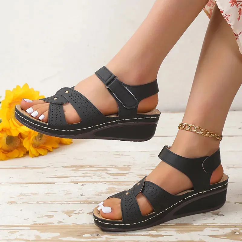 Size Fashion Wedge Sandals Women Summer 2023 Casual Platform Walking  Comfortable Non Slip Beach Shoes Woman