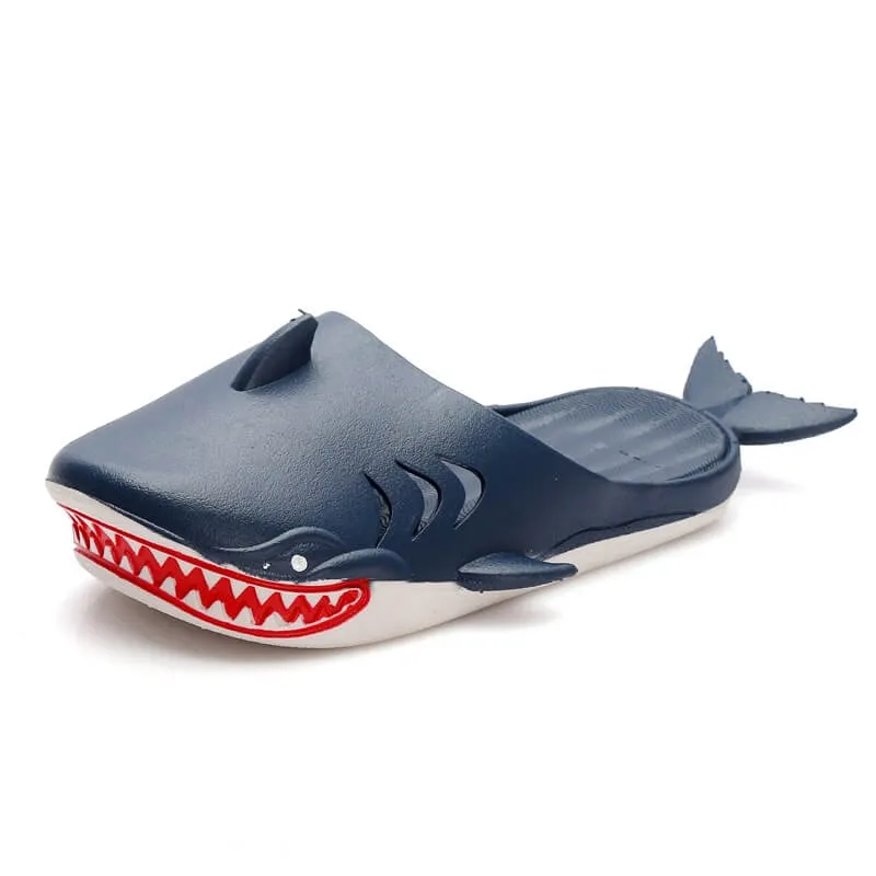 Slippers Kids Universal Fish Slippers Shark Shoes Funny Shark Outdoor Beach