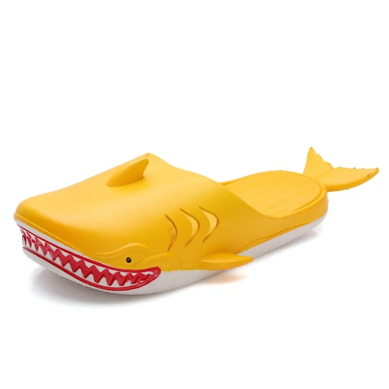 Slippers Kids Universal Fish Slippers Shark Shoes Funny Shark Outdoor Beach