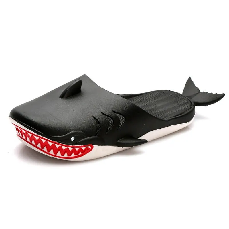 Slippers Kids Universal Fish Slippers Shark Shoes Funny Shark Outdoor Beach