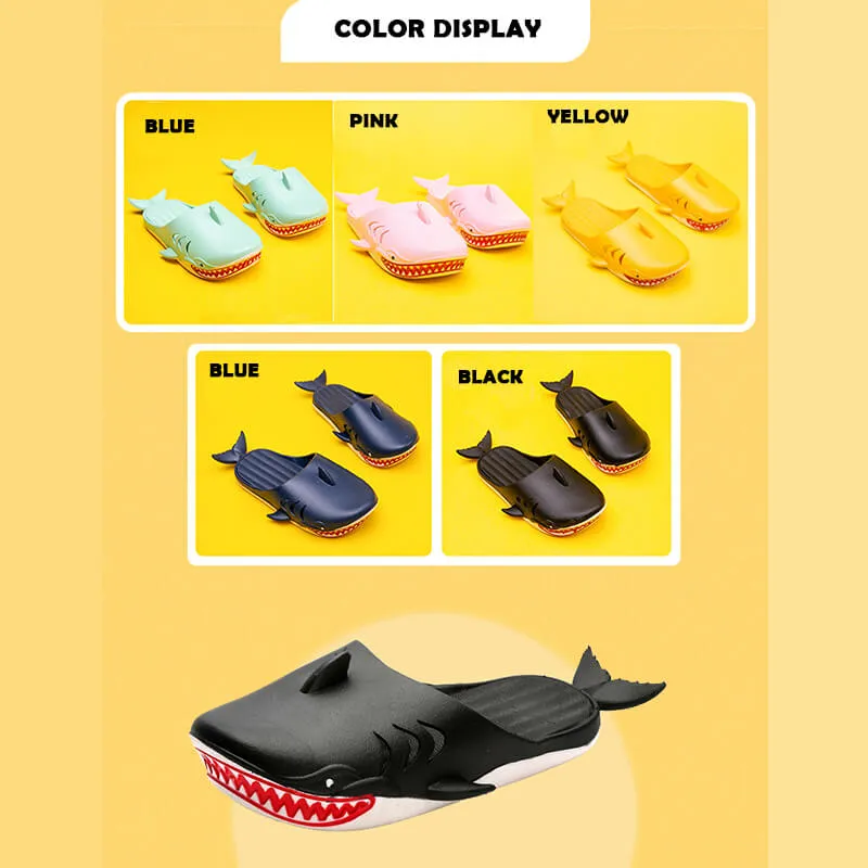 Slippers Kids Universal Fish Slippers Shark Shoes Funny Shark Outdoor Beach