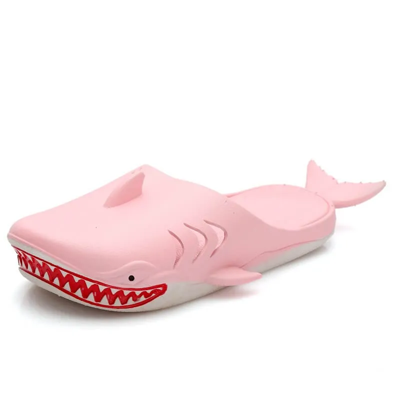 Slippers Kids Universal Fish Slippers Shark Shoes Funny Shark Outdoor Beach