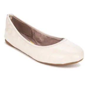 SOPHIA Ballet Flat Shoes - Beige Croc