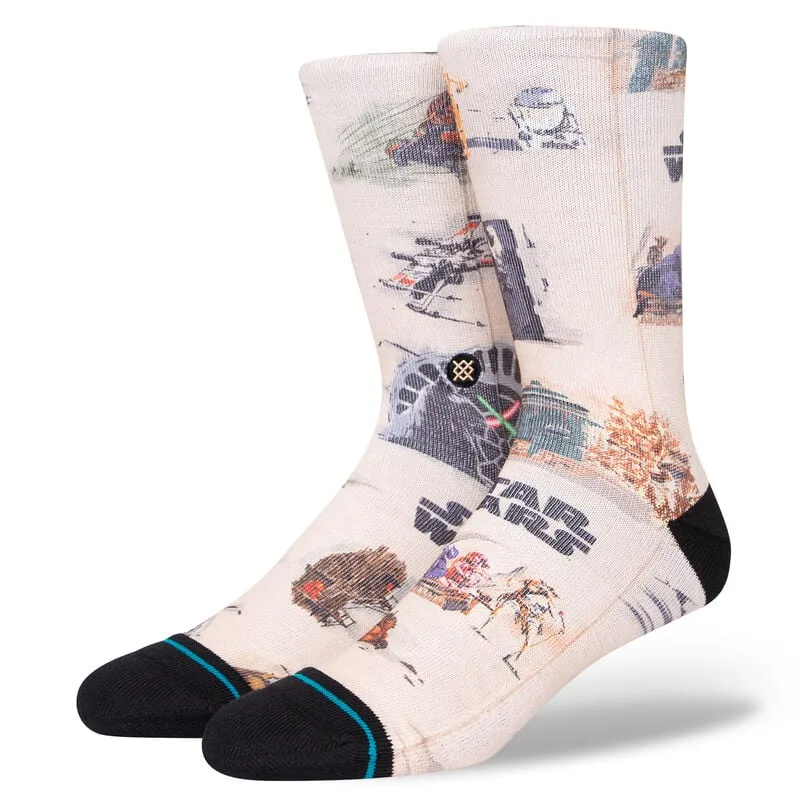 Stance Starwars x Return Of The Jedi Poly Crew Socks - Sand