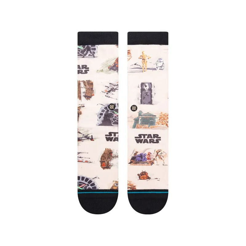 Stance Starwars x Return Of The Jedi Poly Crew Socks - Sand