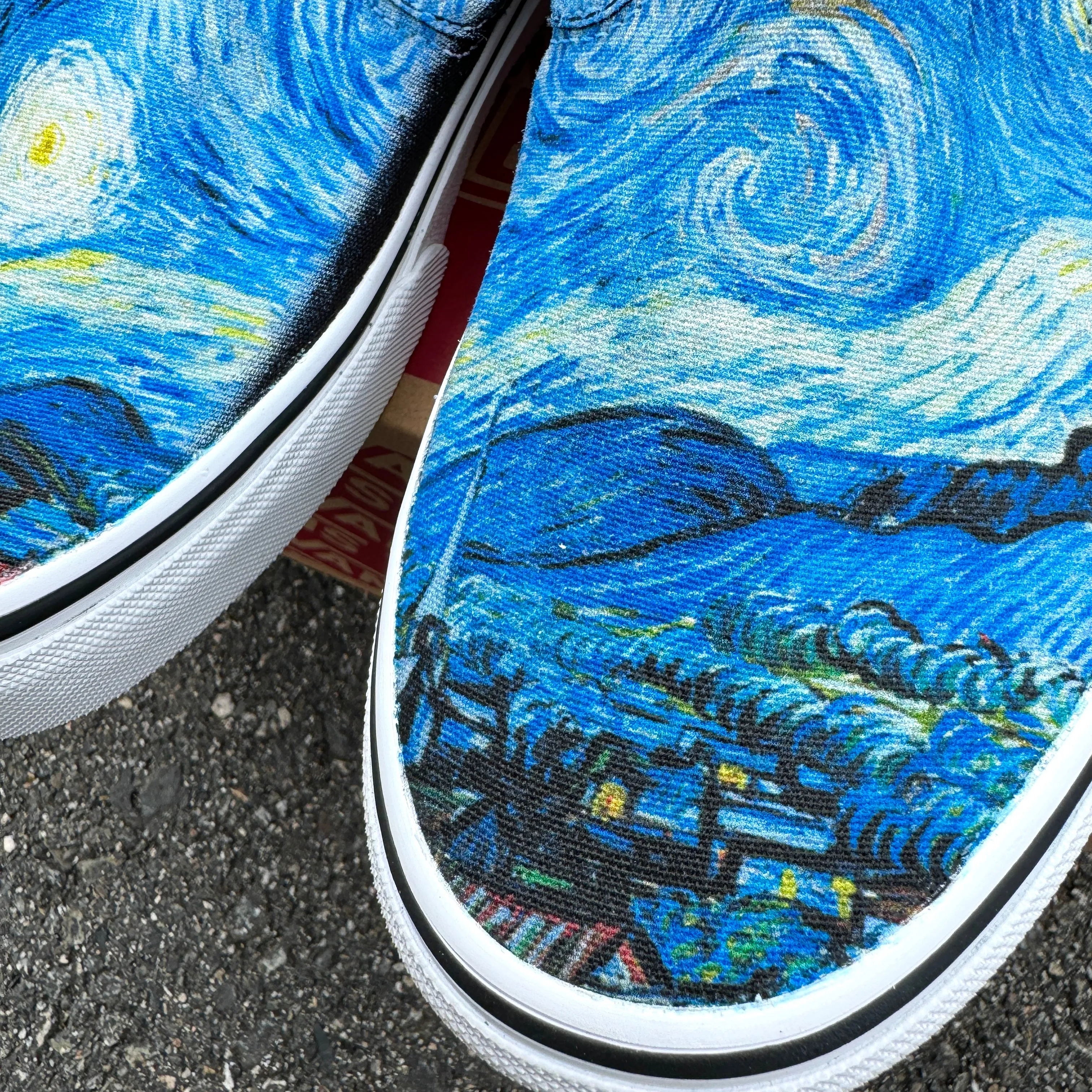 Starry Night Van Gogh Slip On Vans Shoes Unisex for Women and Men