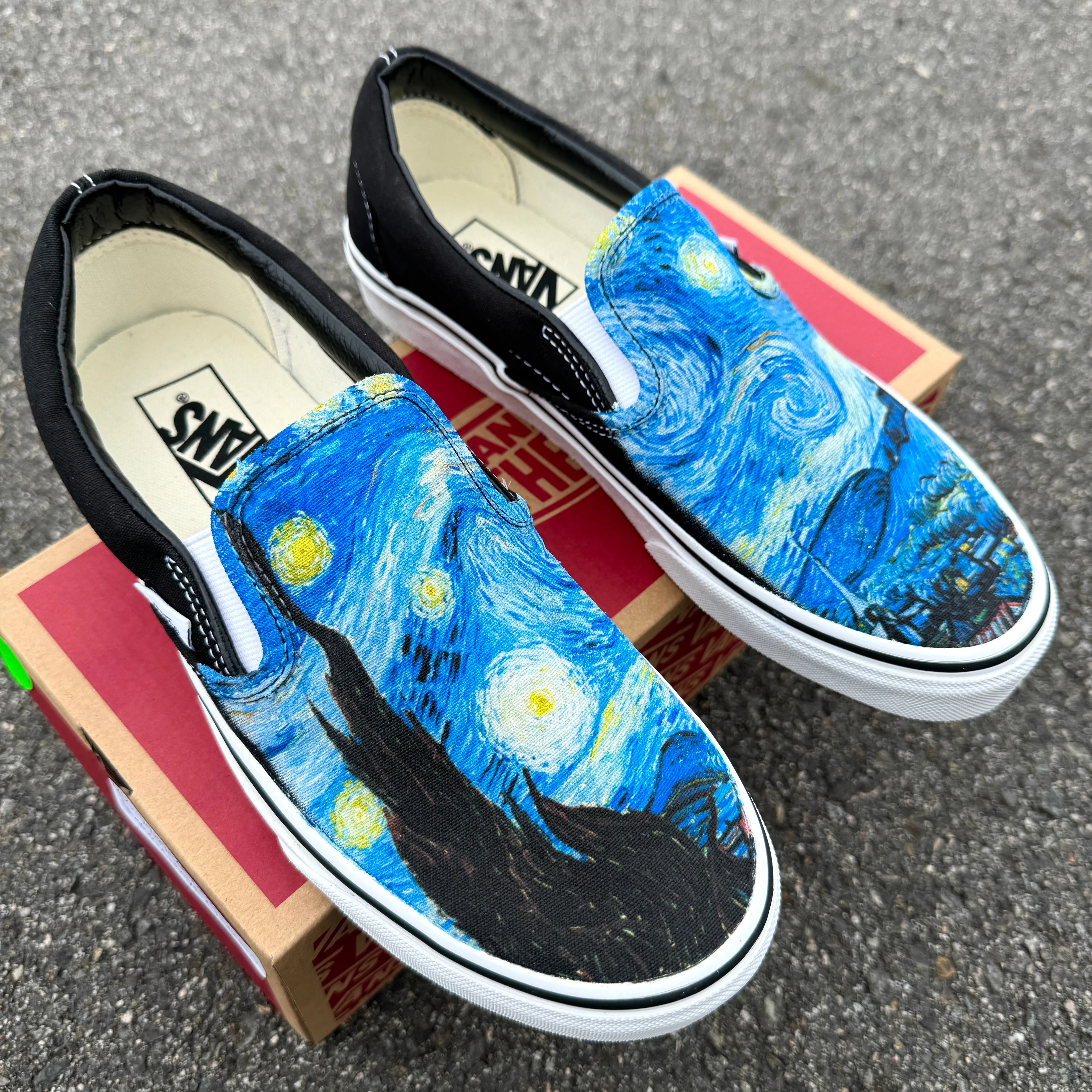 Starry Night Van Gogh Slip On Vans Shoes Unisex for Women and Men