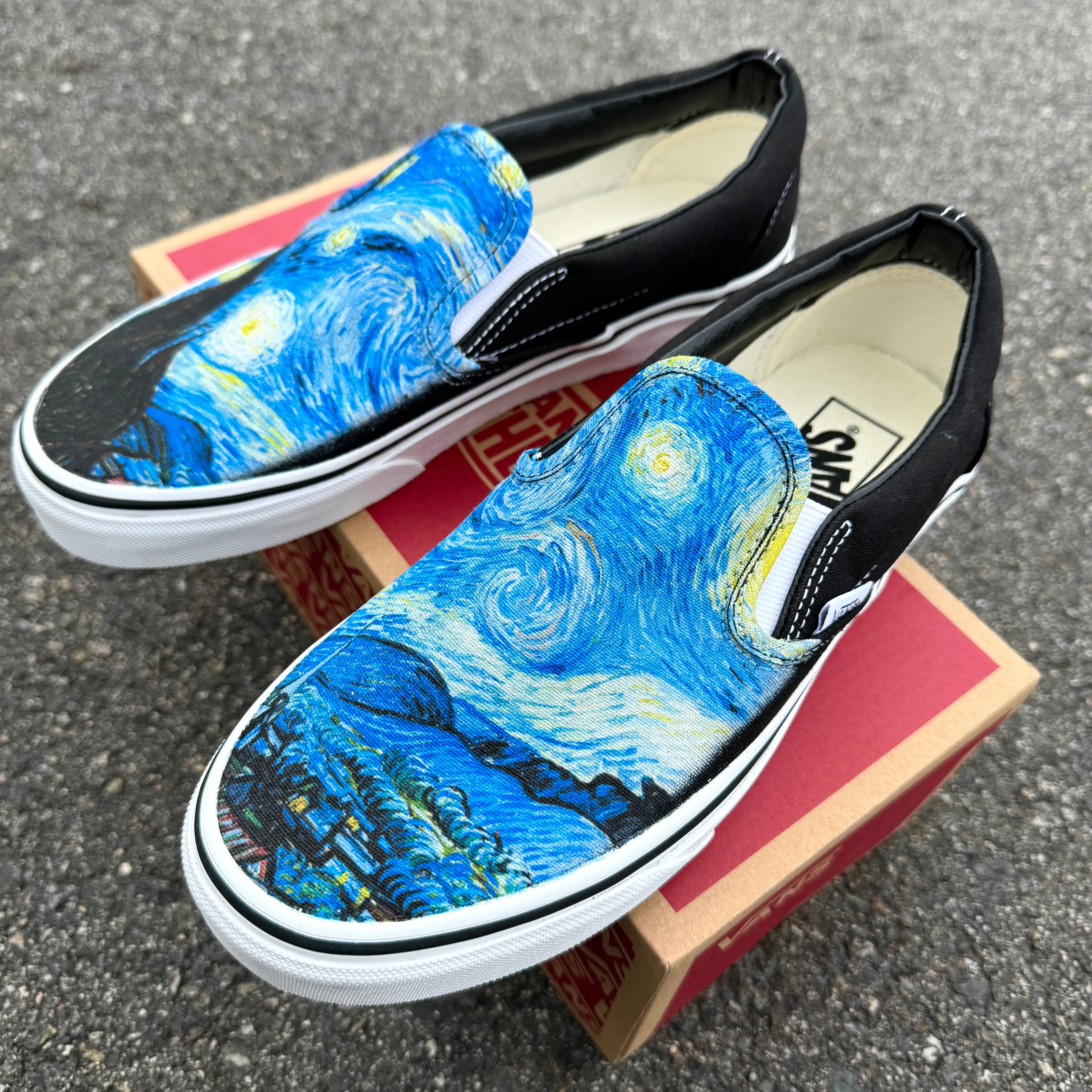 Starry Night Van Gogh Slip On Vans Shoes Unisex for Women and Men