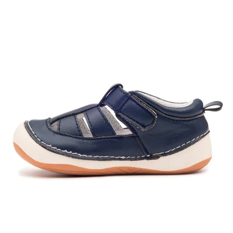 TAYLOR navy blue unisex baby and toddler sandals