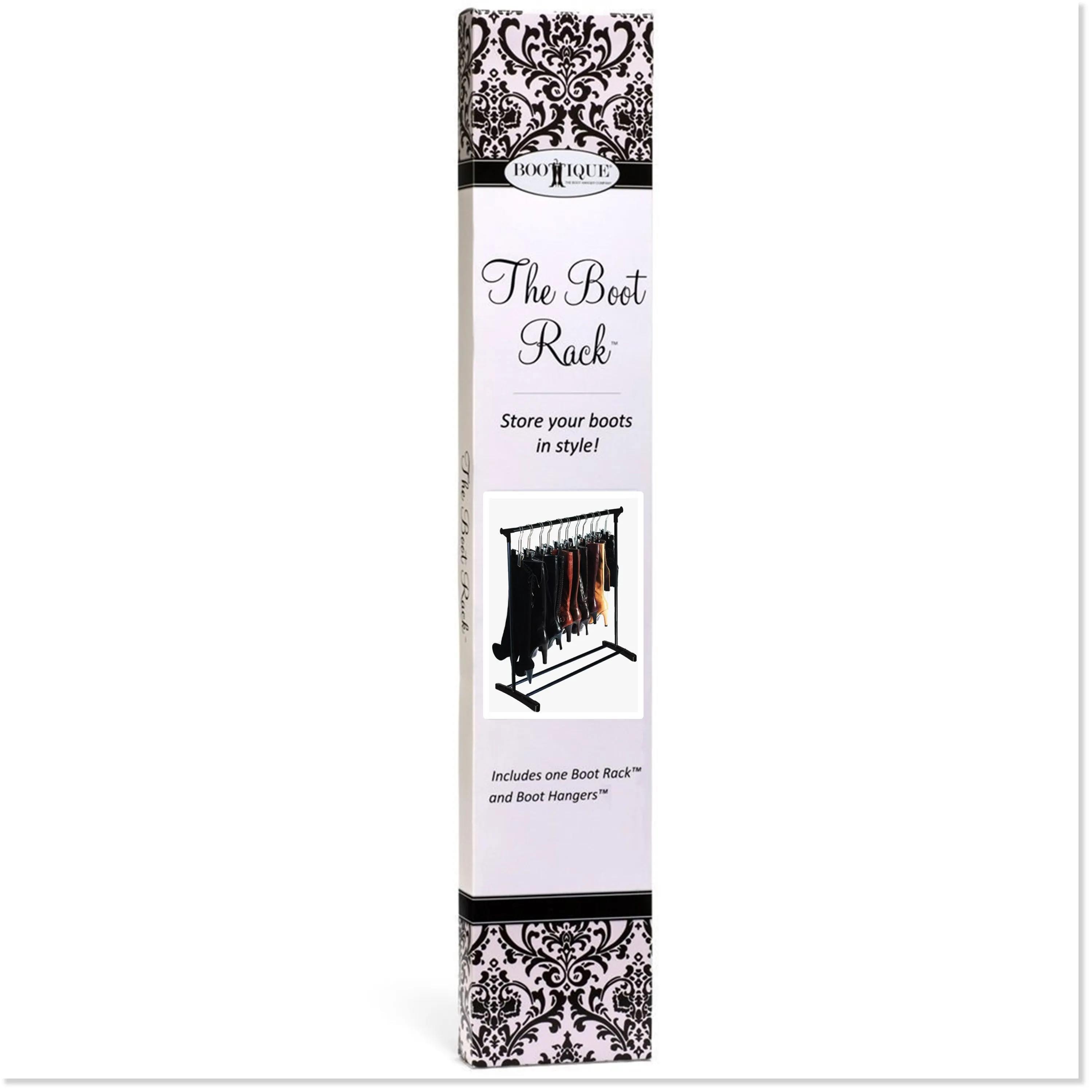 The Boot Rack™ (White Rack   6 Boot Hangers) - Amazon's Choice